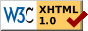 XHTML 1.0 Strict valide !