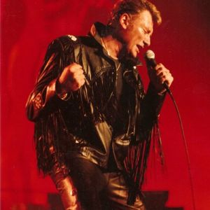 Blouson en cuir à franges