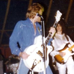 Première guitare Gretsch White Falcon sur scène
