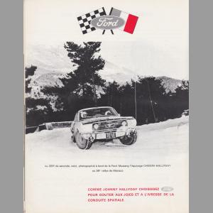 Programme de la tournée d’été 67