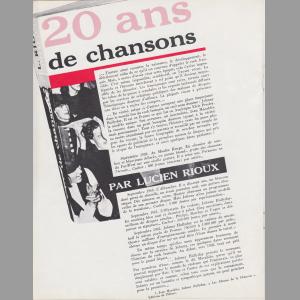 Programme de la tournée d’été 67