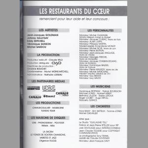 Programme des Restos du cœur 89