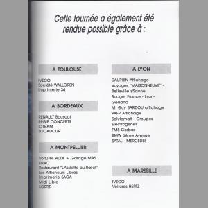 Programme des Restos du cœur 89